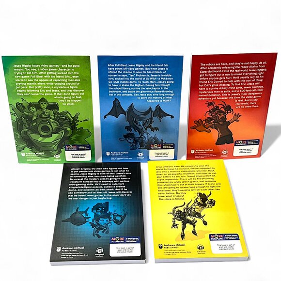 Trapped in a Video Game: The Complete Series (5 Books Included) by Dustin Brady - Picture 3 of 7